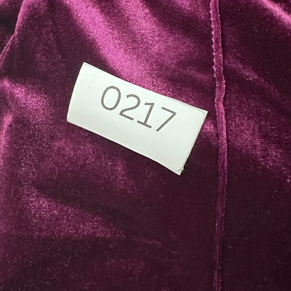 StyleWe Velvet Urban Wideleg High Waisted Trousers size M Purple Retro Chic - Picture 6 of 14